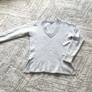 Grey Madewell V Neck Sweater